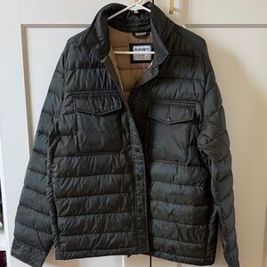 Old Navy Men's Dark Green Camo Puffer Jacket